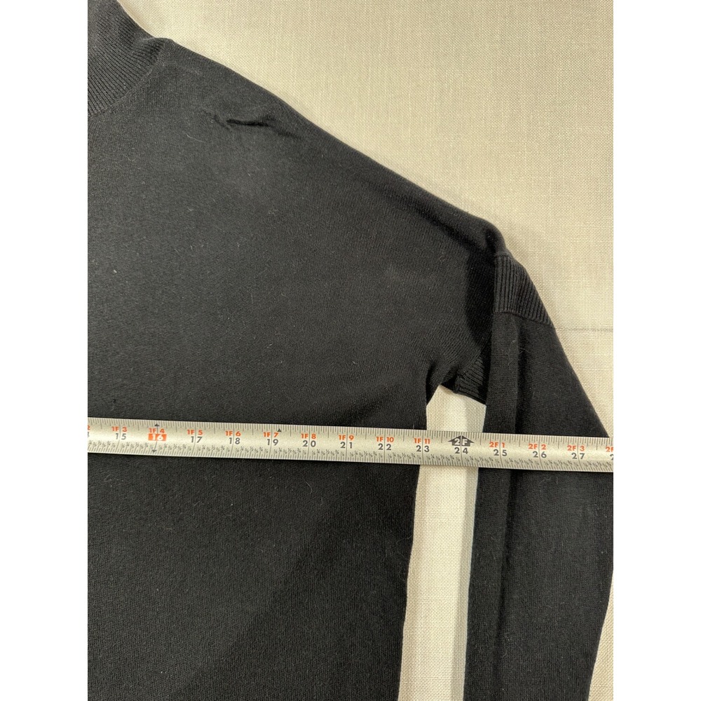 AllSaints Cecily Jumper Black Cold Shoulder Turtleneck Knit Sweater XS - Picture 8 of 9